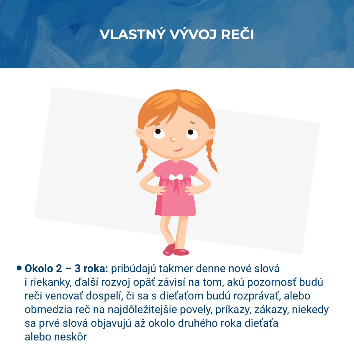 VLASTNÝ VÝVOJ REČI OKOLO 2. – 3. roka - Obrázek