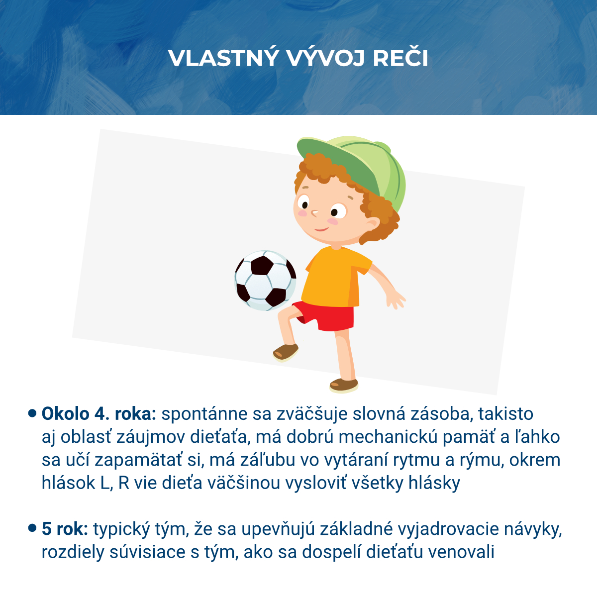 VLASTNÝ VÝVOJ REČI 4 - 5 ROKOV - Obrázek